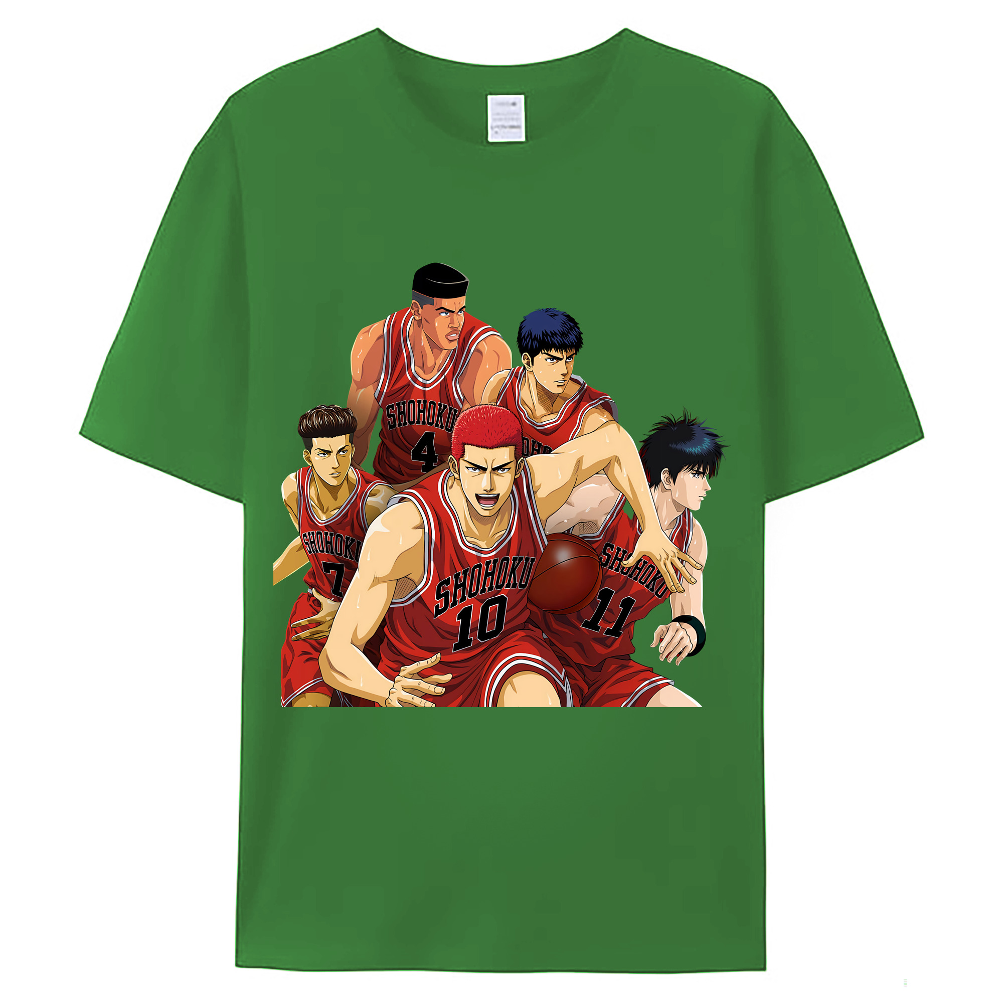 （画像用） SLAM DUNK／スラムダンク レディースカジュアルプリントTシャツ（綿100％）